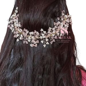 Crystal Pearl Hair Tiara Vine Hair Headband